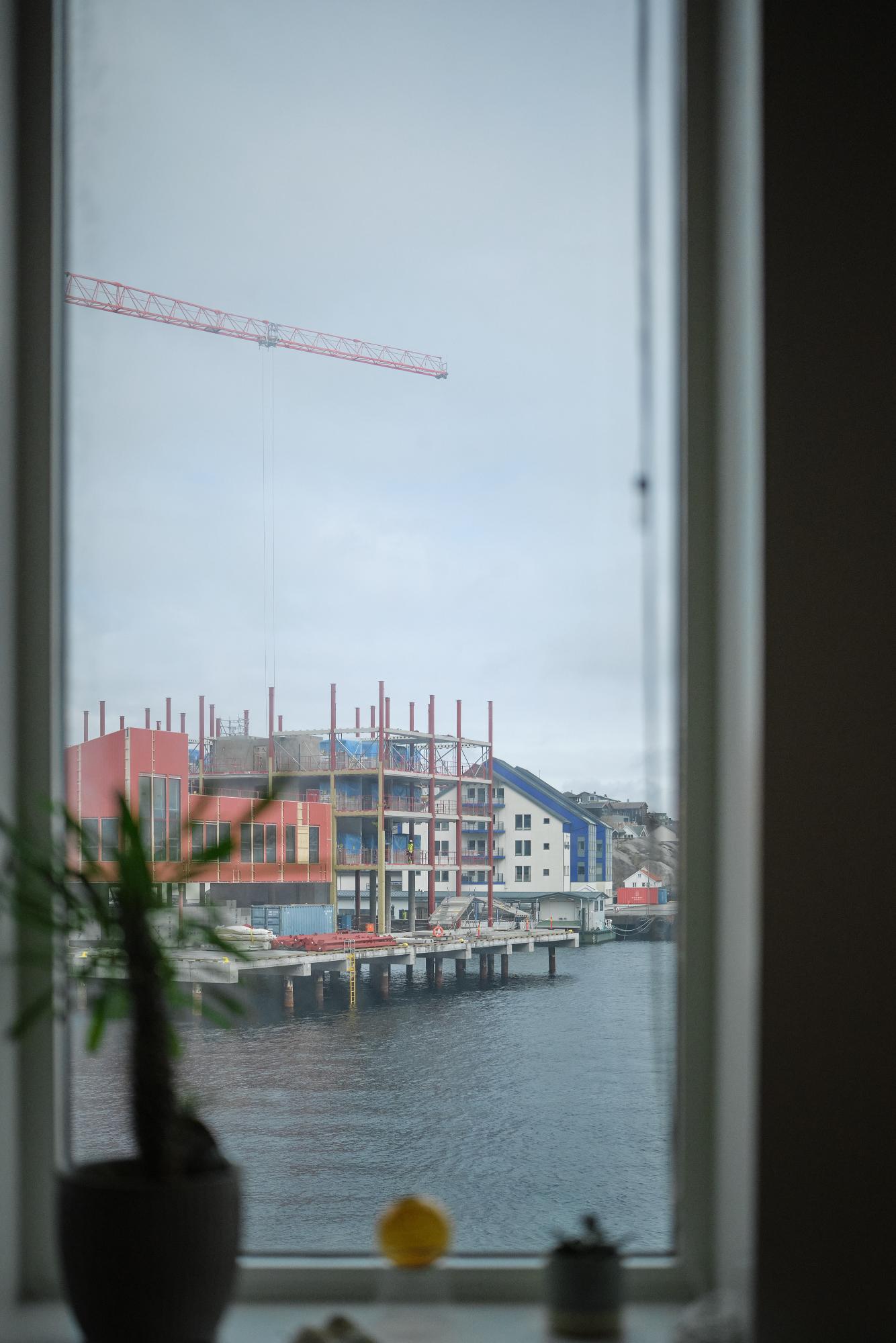 Droneopptak av bygården i Vågenveien 7
